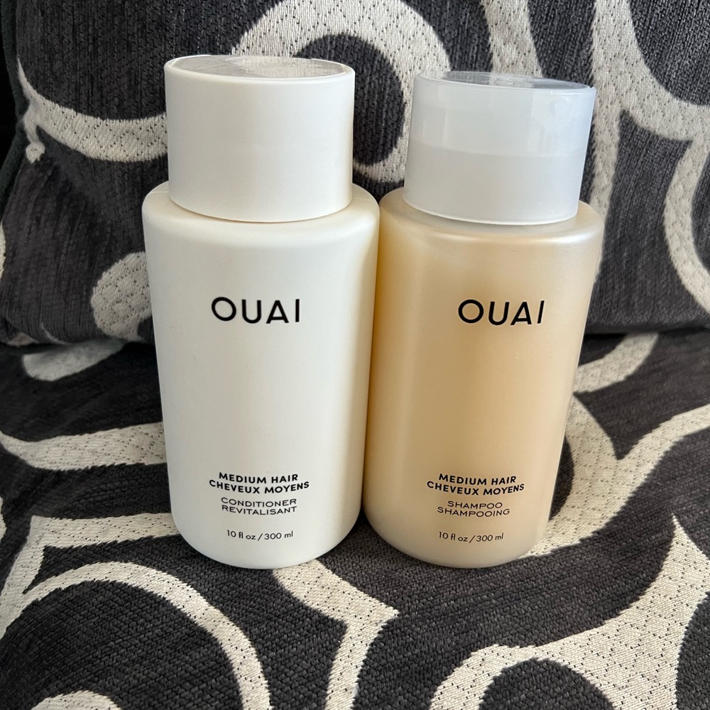 OUAI Medium Hair Care Duo - Cream and Tan